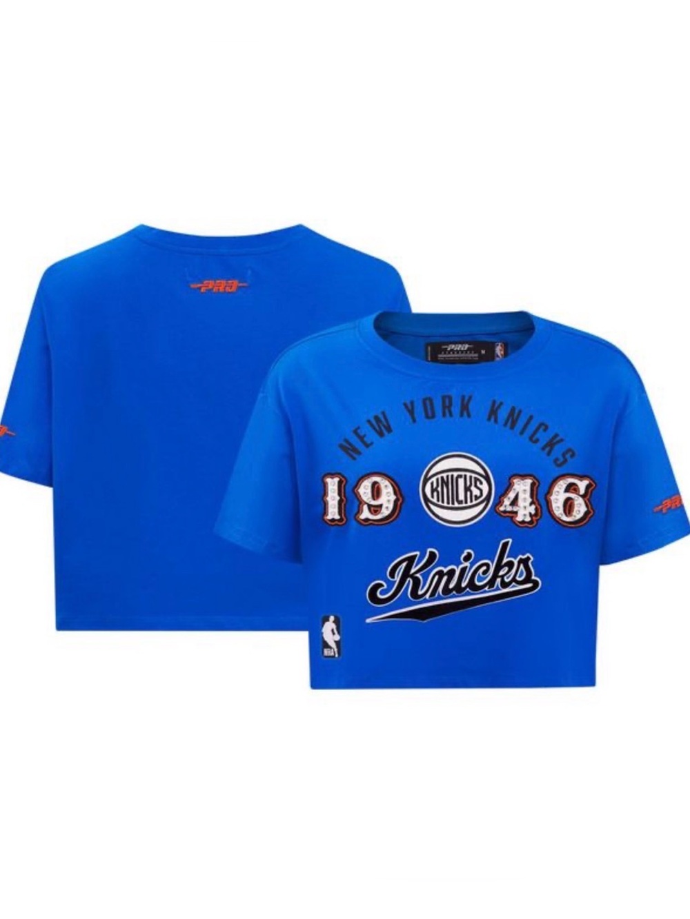 Knicks cropped tee shirt